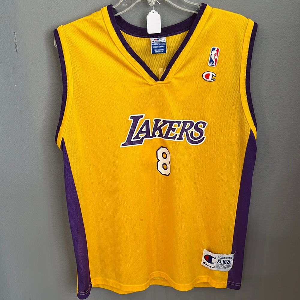 Vintage Los Angeles Lakers Kobe Bryant Jersey Size Youth XL
